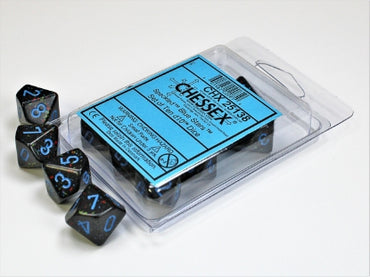 Speckled - Blue Stars - Set of Ten d10s