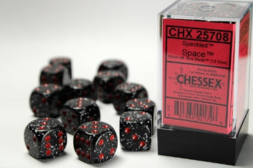 Speckled - Space - 16mm d6 Dice Block (12 dice)