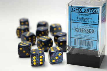 Speckled - Twilight - 16mm d6 Dice Block (12 dice)