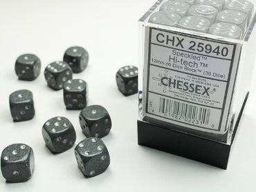 Speckled - Hi-Tech - 12mm d6 Dice Block (36 dice)