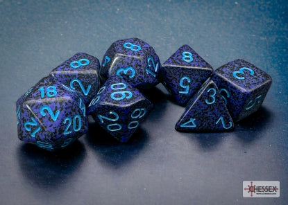 Speckled - Cobalt - Polyhedral 7-Dice Set