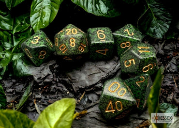 Speckled - Golden Recon - Polyhedral 7-Dice Set