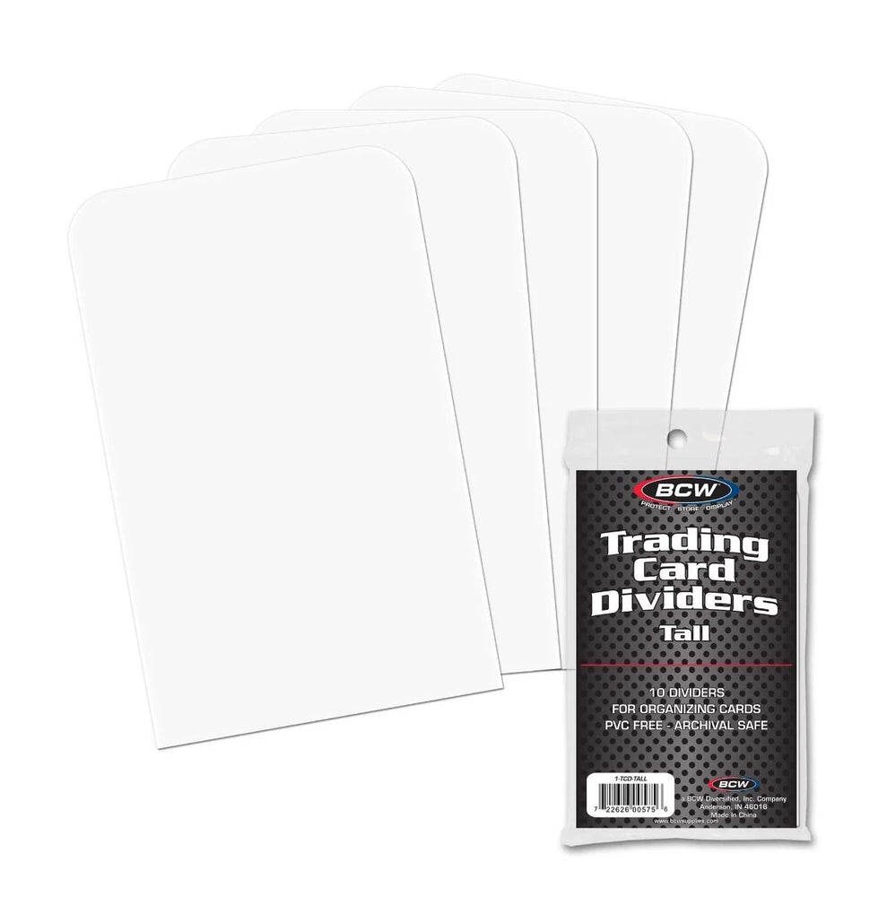 BCW Trading Card Dividers - Tall