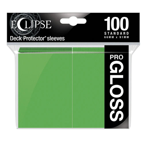 Ultra Pro: Eclipse 100 Sleeves - Gloss - Lime Green