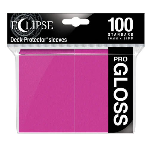 Ultra Pro: Eclipse 100 Sleeves - Gloss - Hot Pink