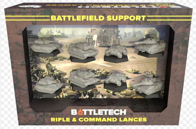 Battletech: Miniature Force Pack - Battlefield Support Rifle & Command Lances