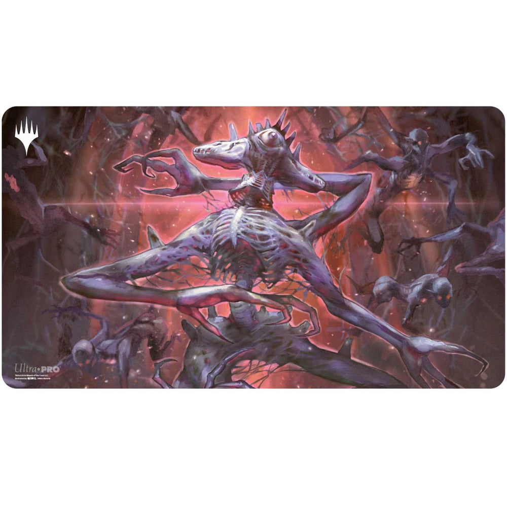 Magic the Gathering CCG: Duskmourn Playmat Mythic Cycle Black