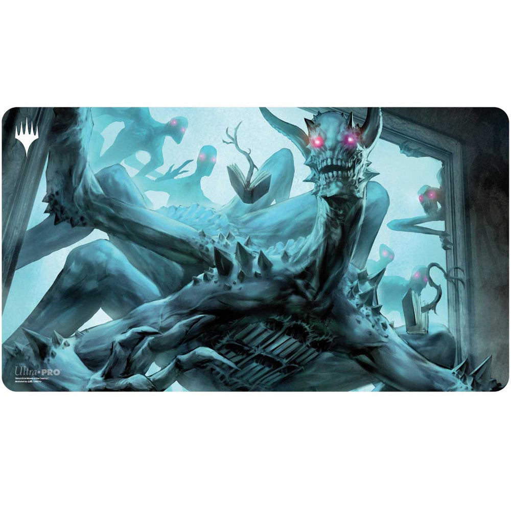 Magic the Gathering CCG: Duskmourn Playmat Mythic Cycle Blue