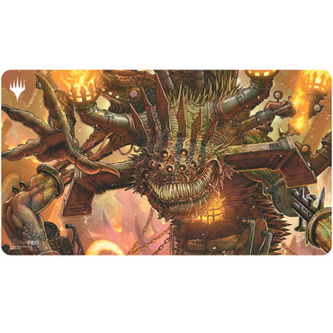 Magic the Gathering CCG: Duskmourn Playmat Mythic Cycle Red