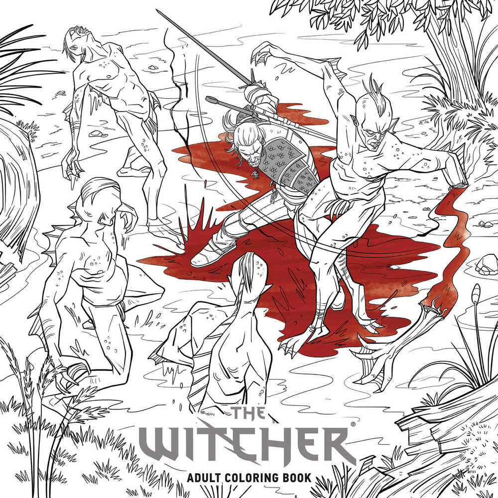 Witcher Adult Coloring Book TPB