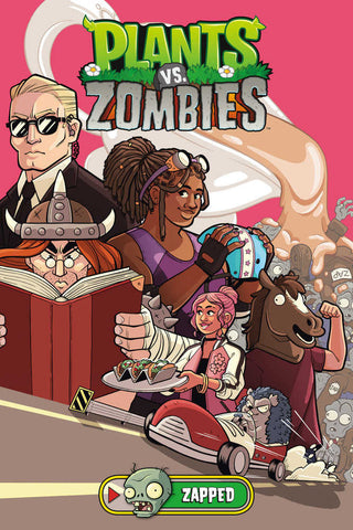 Plants vs Zombies Hardcover Zapped