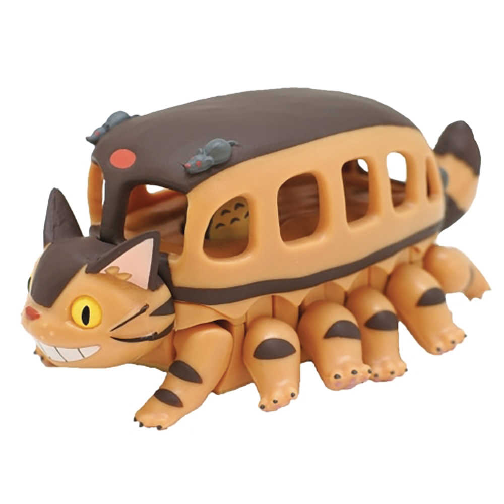 My Neighbor Totoro Pull Back Cat Bus With Totoro Figure  (