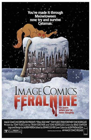 Feral #9 Cover B Tony Fleecs & Trish Forstner Homage Variant