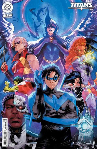 Titans #18 Cover B Edwin Galmon Card Stock Variant