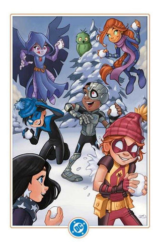 Titans #18 Cover D Chrissie Zullo DC Winter Wonderland Card Stock Variant