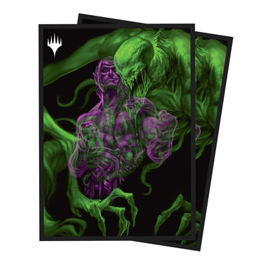 Magic the Gathering CCG: Duskmourn 100ct Deck Protector Sleeves Alt Art Key Character Mythic 2