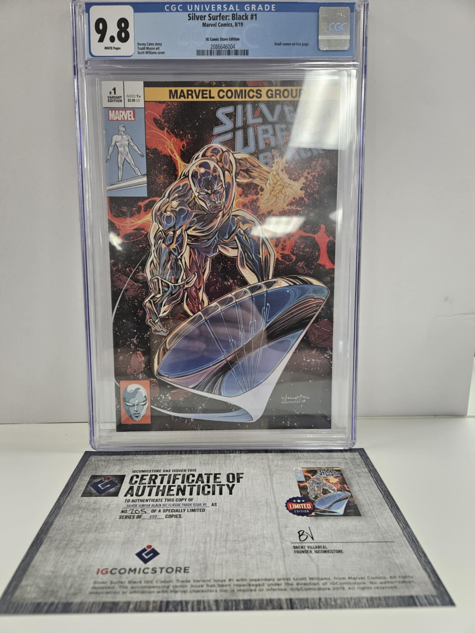 CGC 9.8 Silver Surfer: sold Black #2 (2nd Printing)