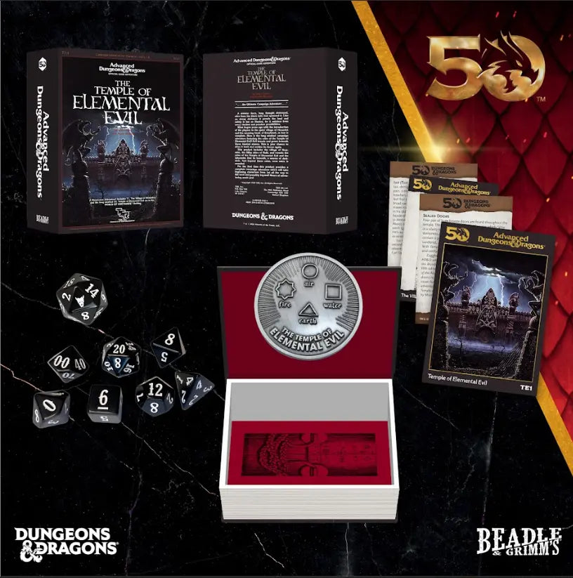 Beadle and Grimm's Dungeons & Dragons Classic Module Dice Collection - The Temple of Elemental Evil