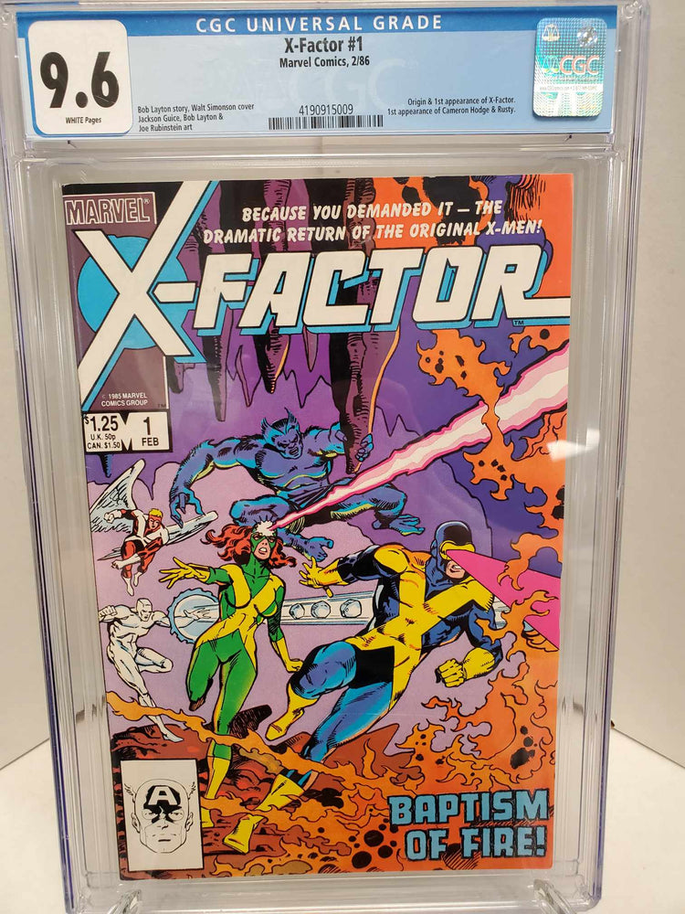 X-Factor #1 CGC 9.6