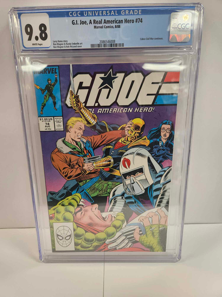 G.I. Joe: A Real American Hero #74 CGC 9.8