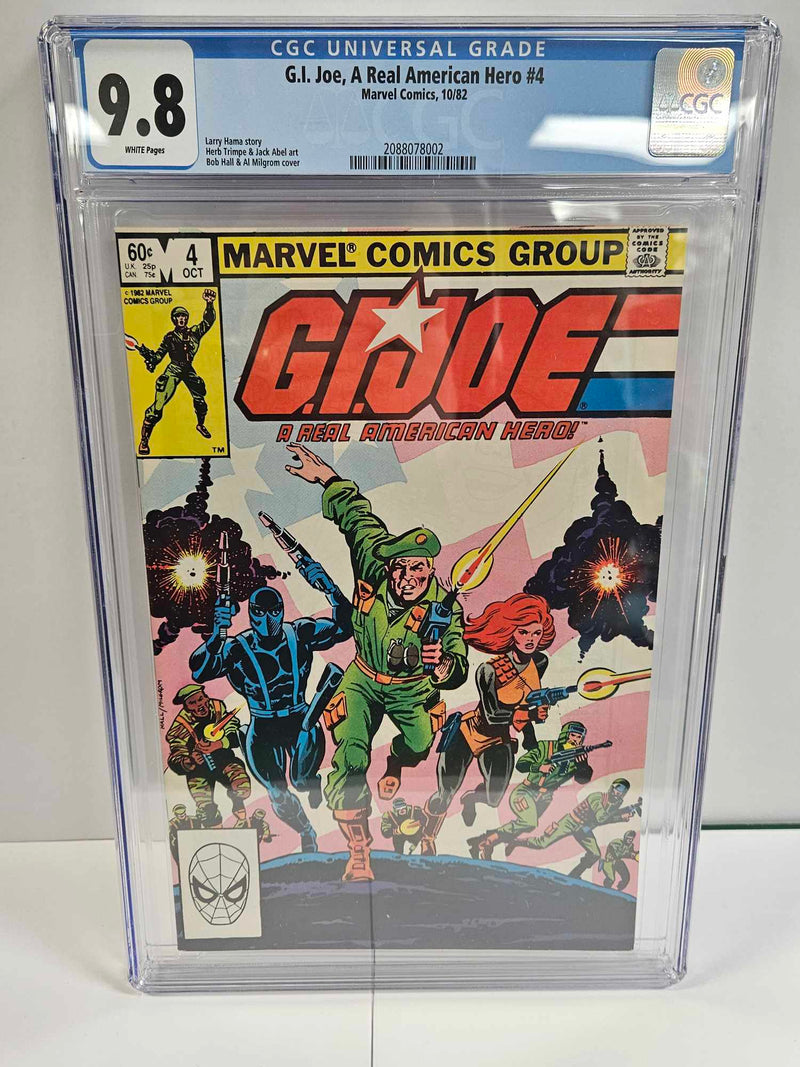 G.I. Joe Order selling of Battle #1 Marvel Comics CGC Graded