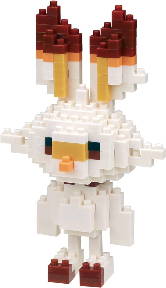 Nanoblock Pokemon Scorbunny Block Set