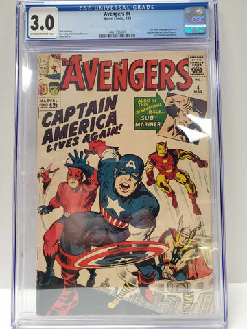 Avengers #4 CGC 3.0