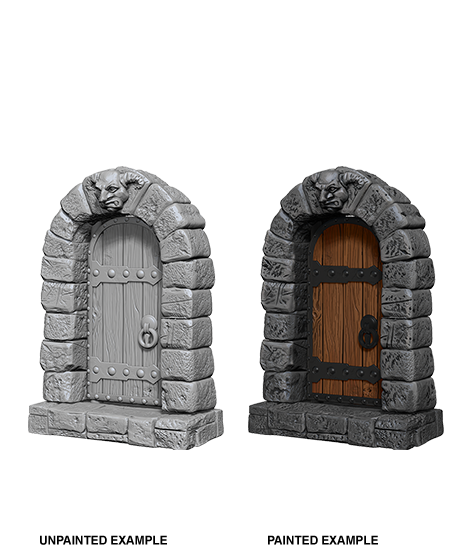 WizKids Deep Cuts Unpainted Miniatures: Doors