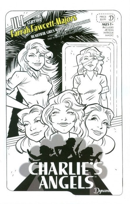 Charlie's Angels #1 (PX Previews 2018 SDCC Exclusive B&W Variant)