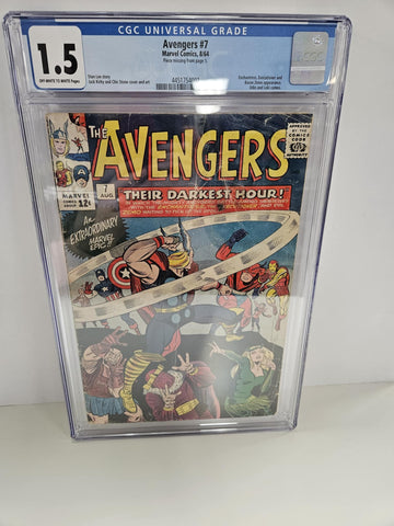 Avengers #7 CGC 1.5