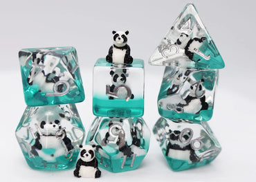 Panda on Water RPG Dice Set