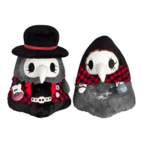 Mini Squishable Punk Rock Plague Doctor & Nurse Set