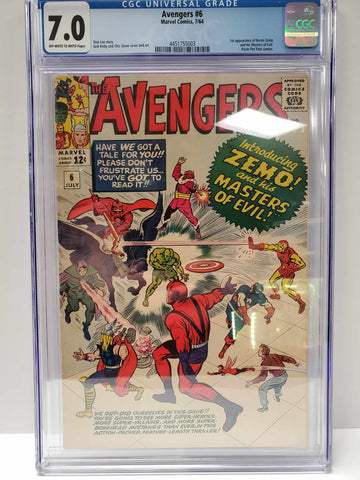 Avengers #6 CGC 7.0