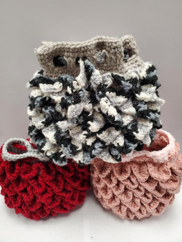 Crochet Dice Bags (Assorted) (Big)