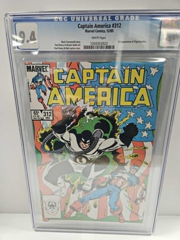 Captain America #312 CGC 9.4