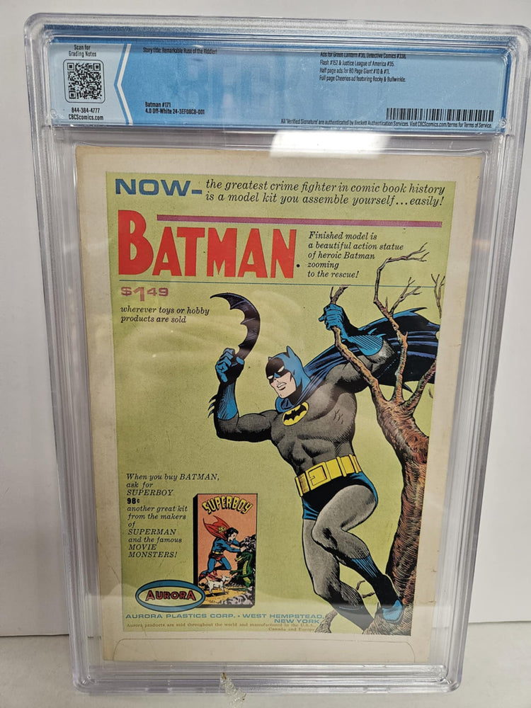 Batman #171 CBCS 4.0