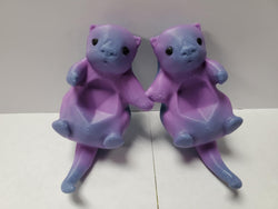 Otters Holding Hands: Dice Holder