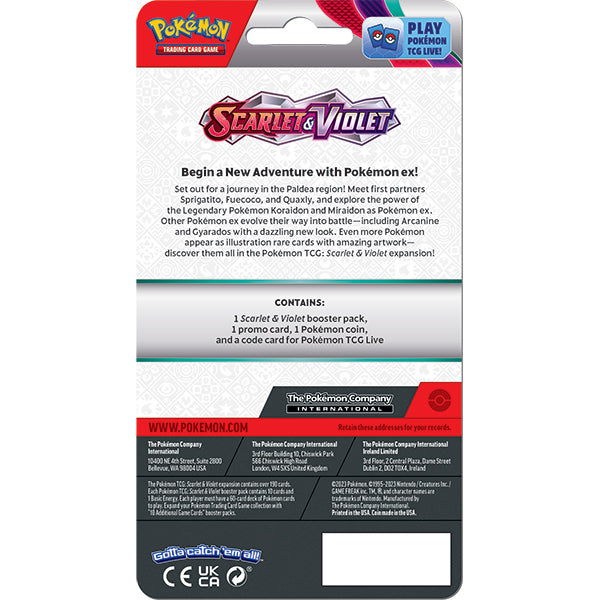 Pokemon: Scarlet & Violet Checklane Booster