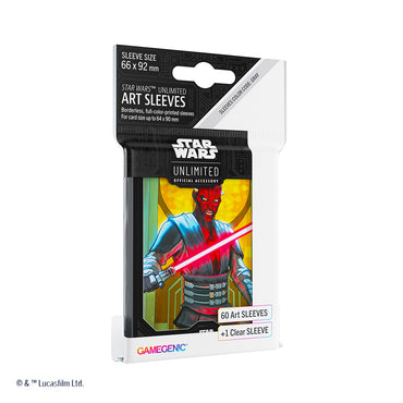 Gamegenic - Star Wars Unlimited Art Sleeves - Darth Maul