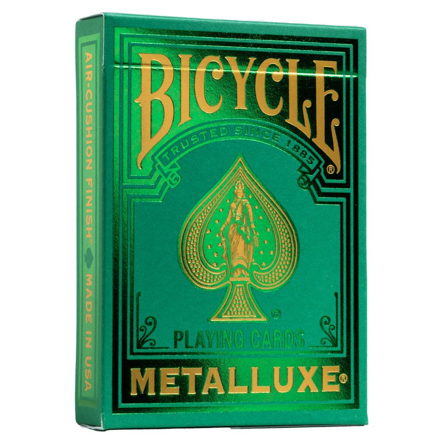 Playing Cards - Bicycle Metalluxe Green