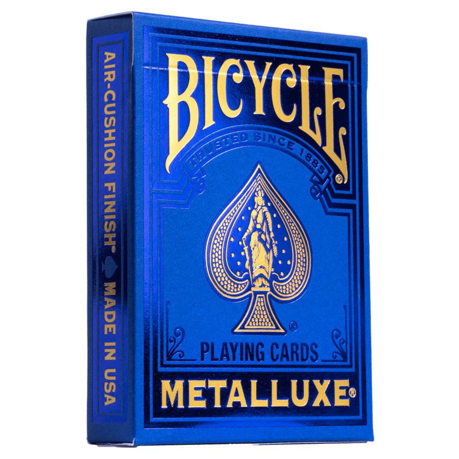 Playing Cards - Bicycle Metalluxe Blue