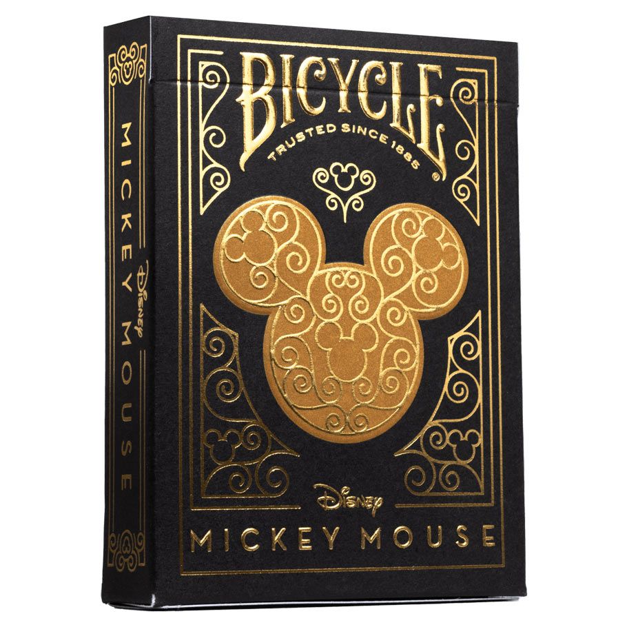 Playing Cards - Bicycle Mickey Black & Gold