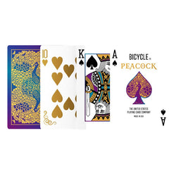 Playing Cards - Bicycle Purple Peacock