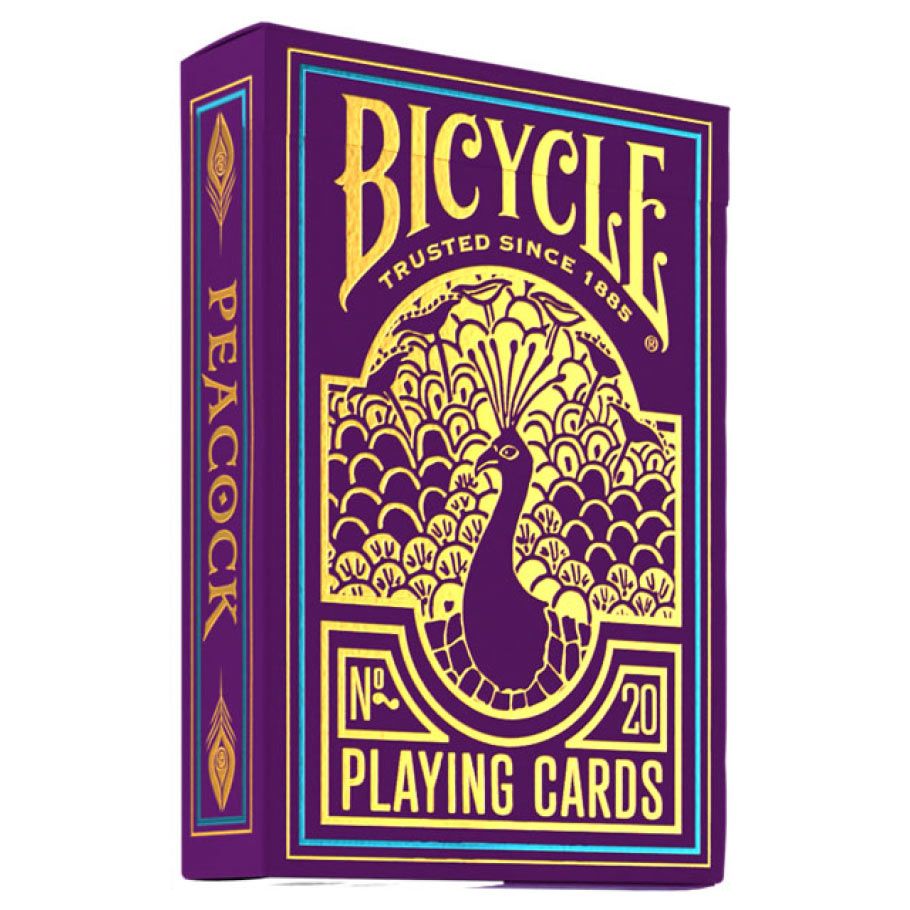 Playing Cards - Bicycle Purple Peacock