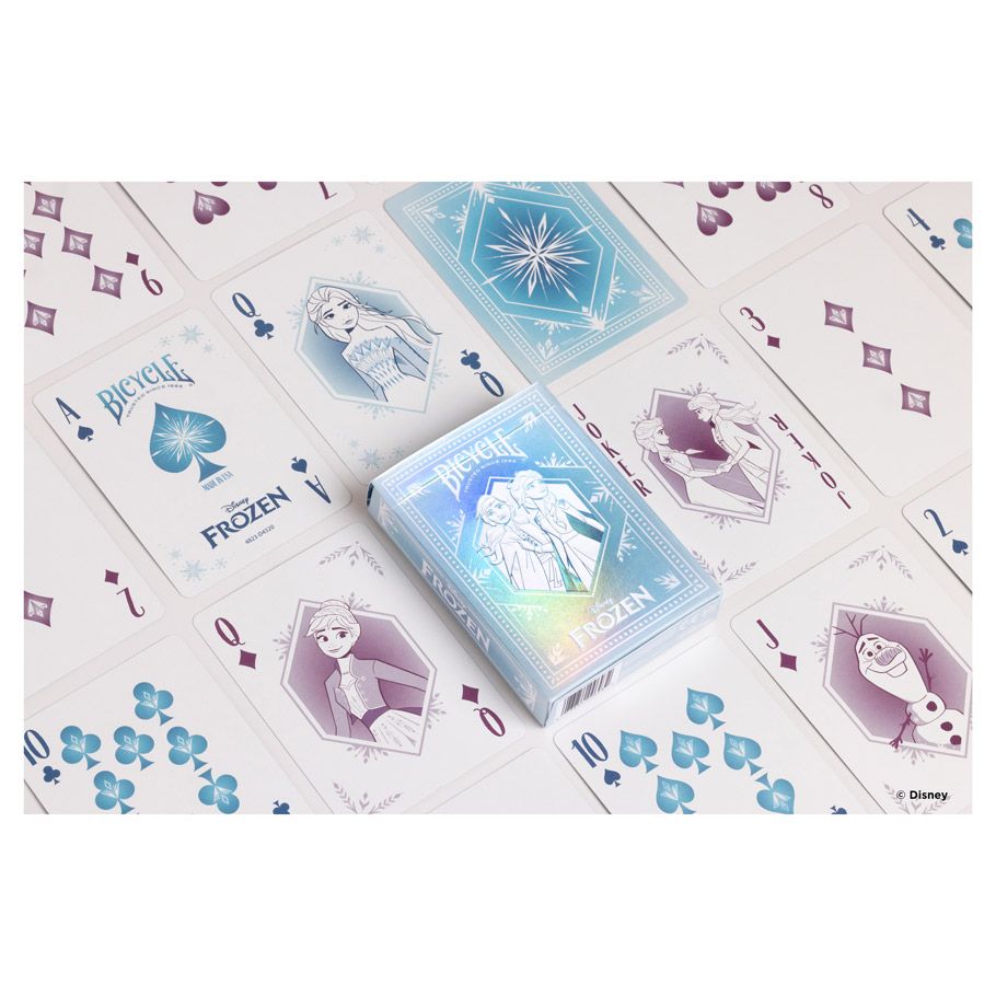 Playing Cards - Bicycle Disney Frozen Blue