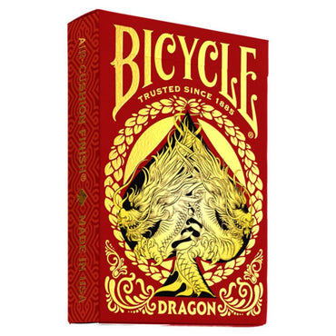 Playing Cards - Bicycle Dragon Red