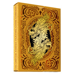 Playing Cards - Bicycle Dragon Gold