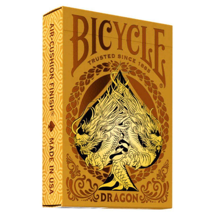 Playing Cards - Bicycle Dragon Gold